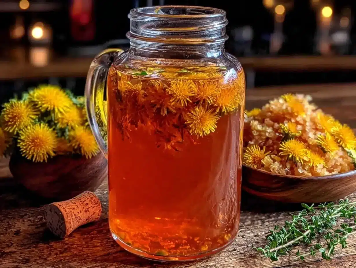 easy homemade dandelion wine recipe preparation steps