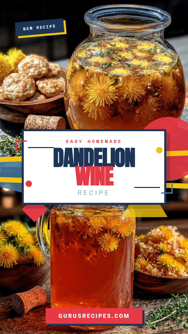 easy homemade dandelion wine recipe recipe