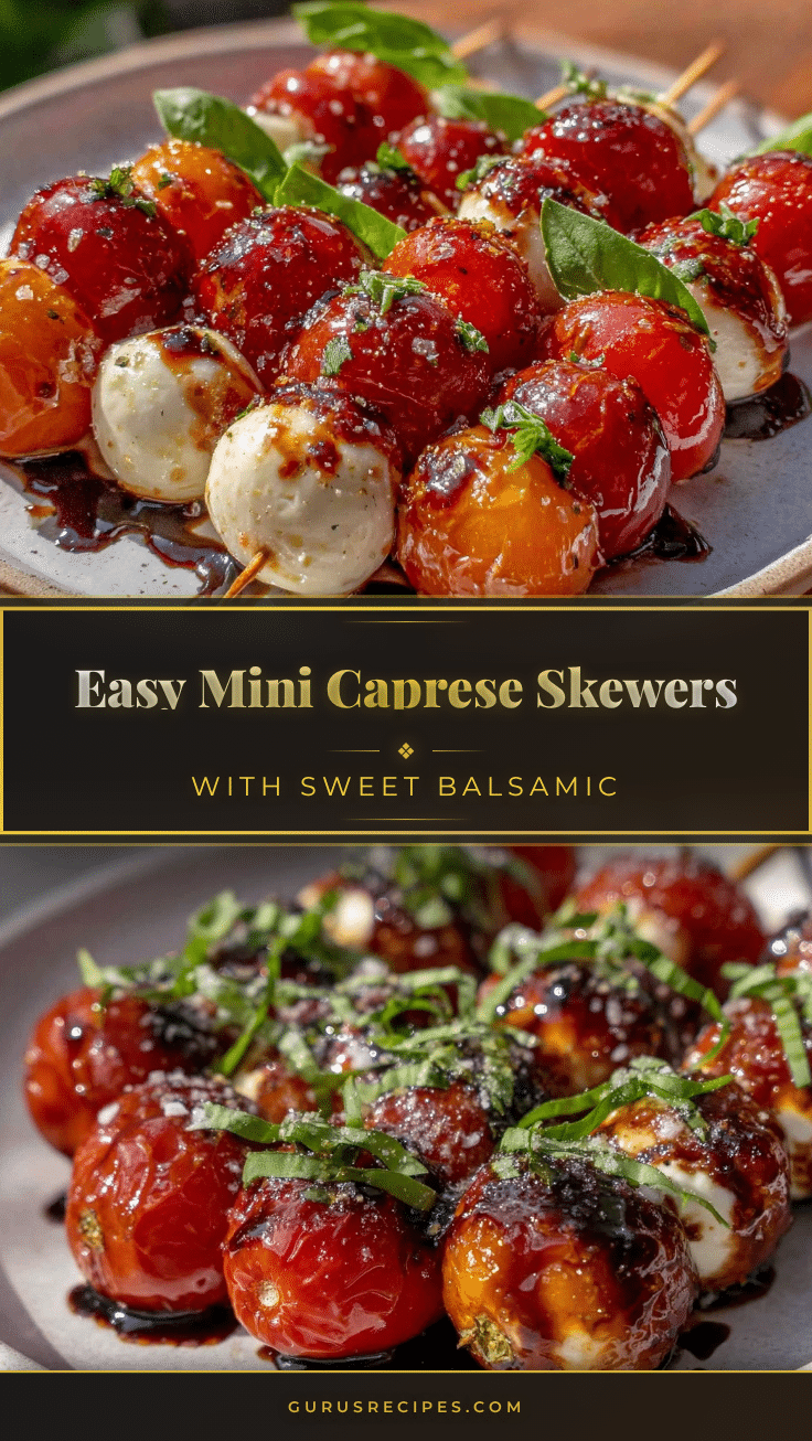 easy mini caprese skewers recipe