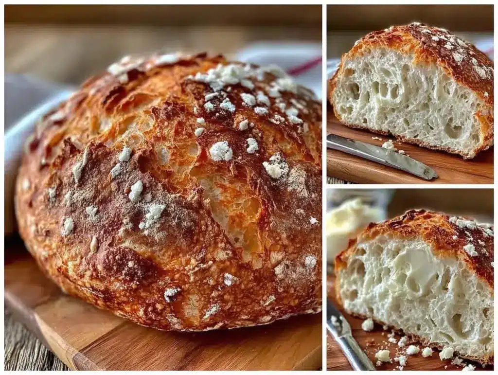 easy no knead gluten free bread - featured image