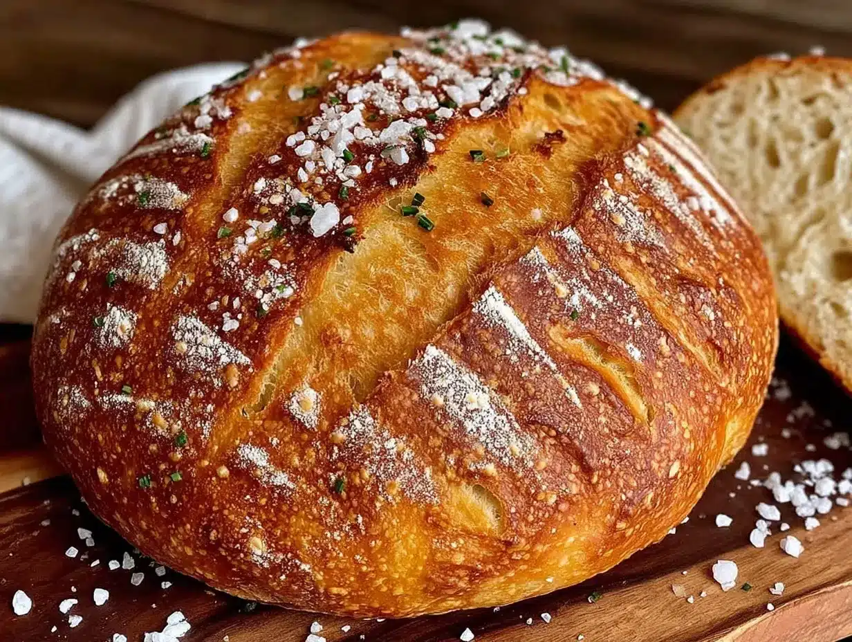 easy rustic bread recipe preparation steps