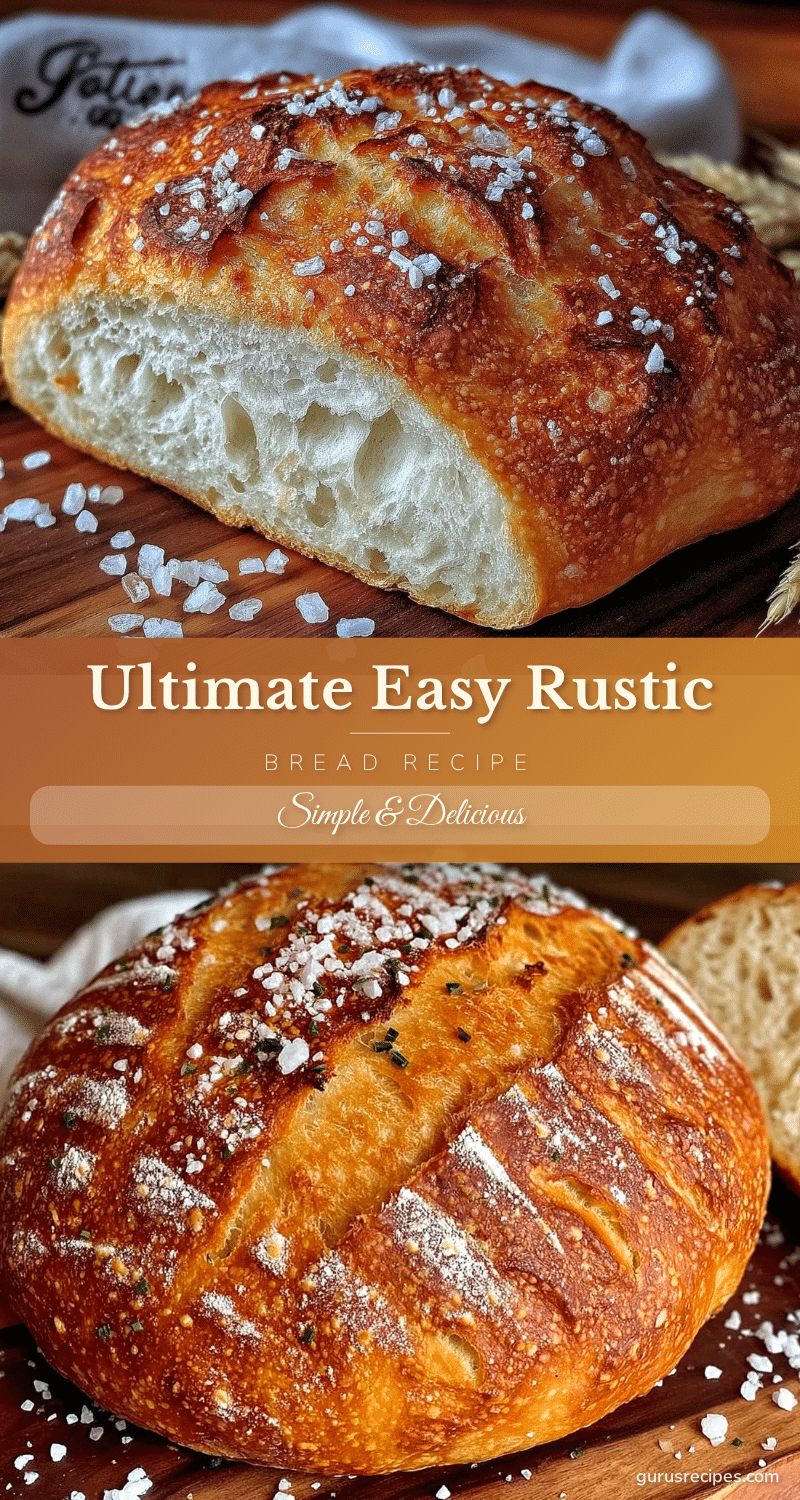 easy rustic bread recipe recipe