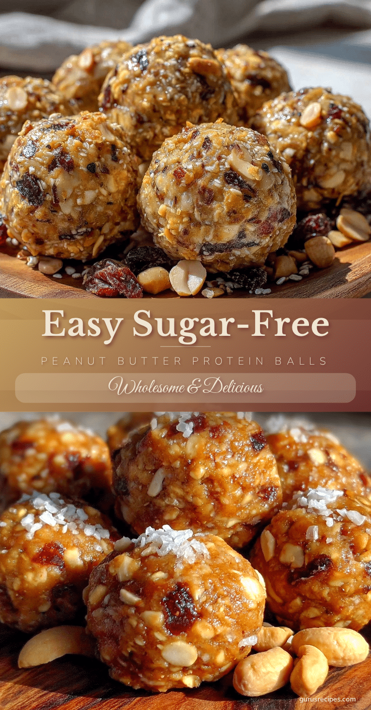 easy sugar-free peanut butter protein balls recipe