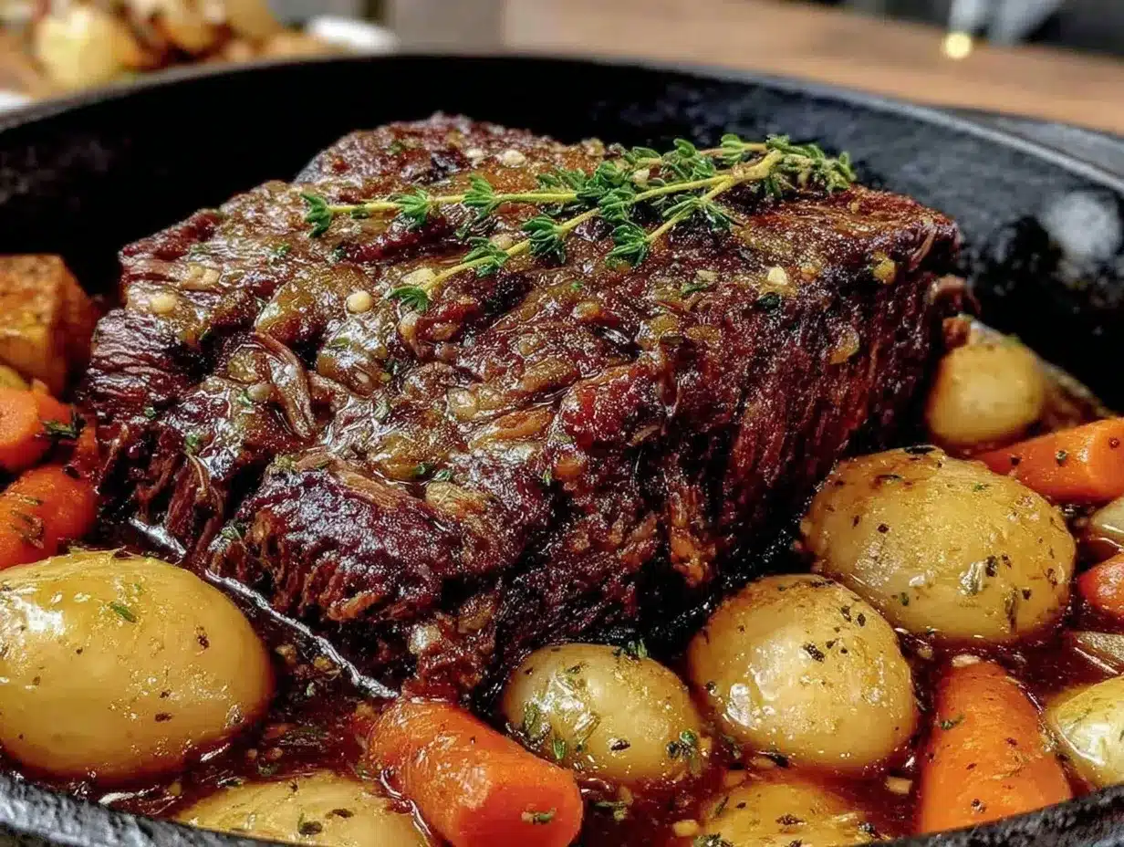 easy tender dutch oven pot roast recipe preparation steps