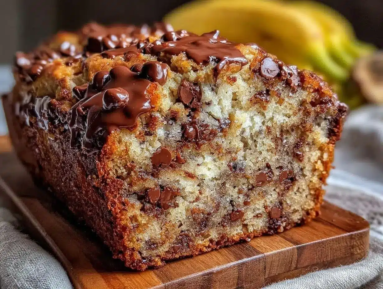 extra moist chocolate chip banana bread preparation steps