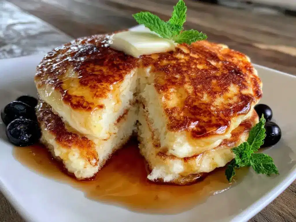 fluffy buttermilk pancakes - featured image