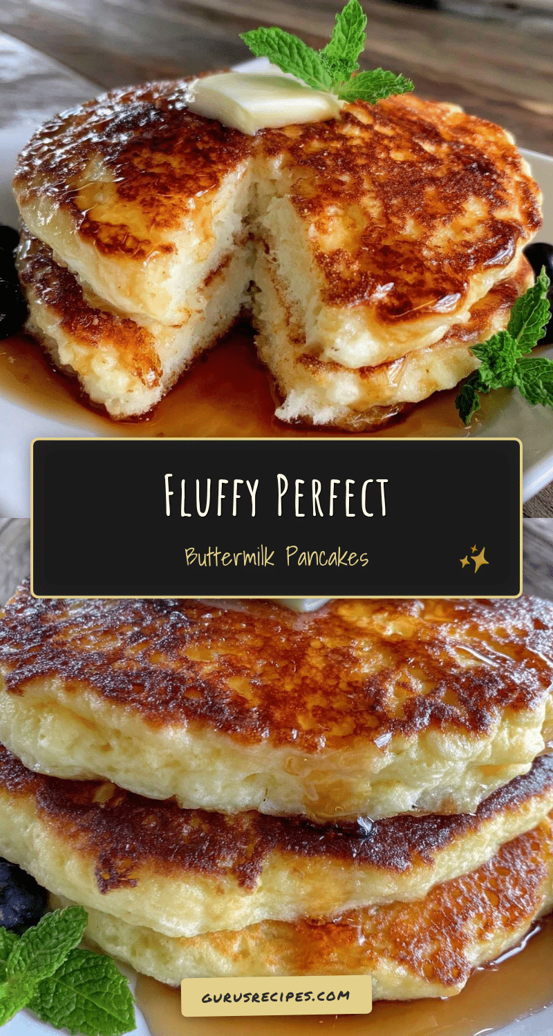 fluffy buttermilk pancakes recipe