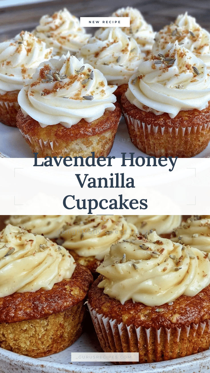 fluffy lavender honey vanilla cupcakes recipe
