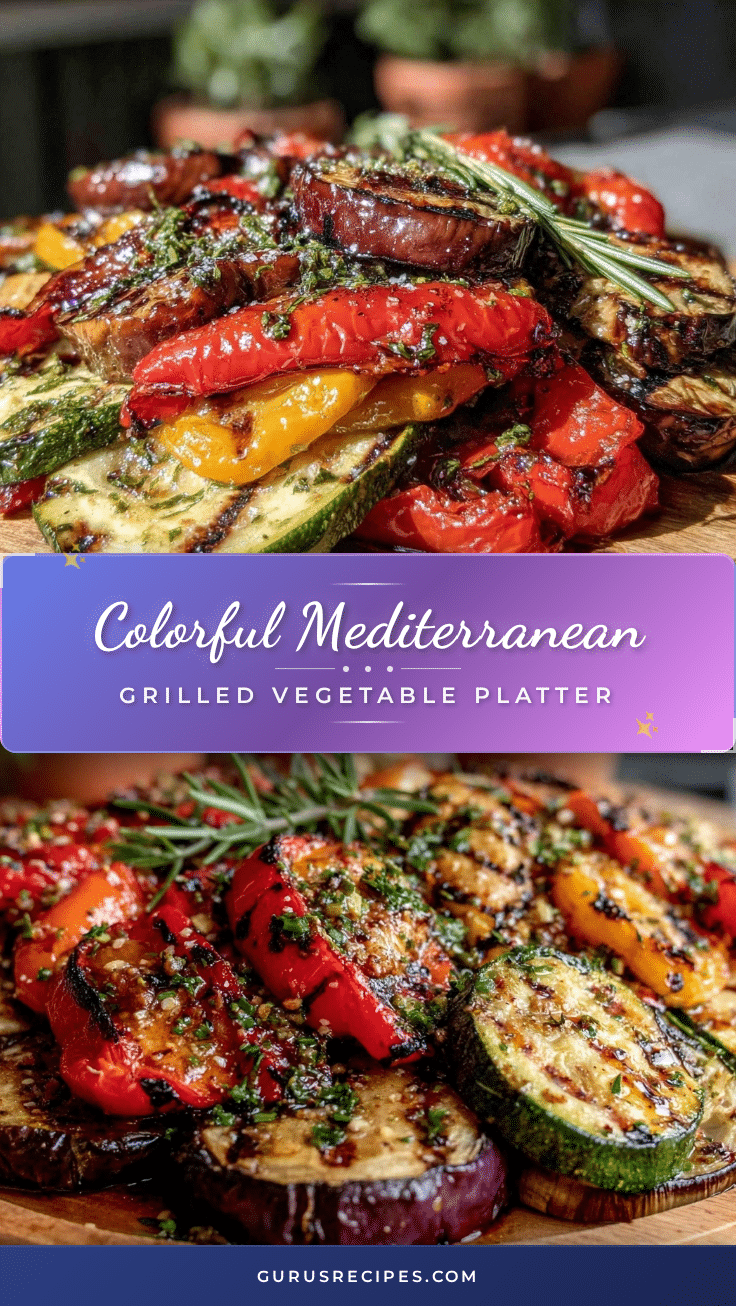 fresh mediterranean grilled vegetable platter recipe