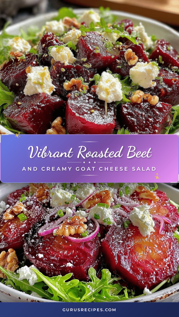 fresh roasted beet and goat cheese salad recipe