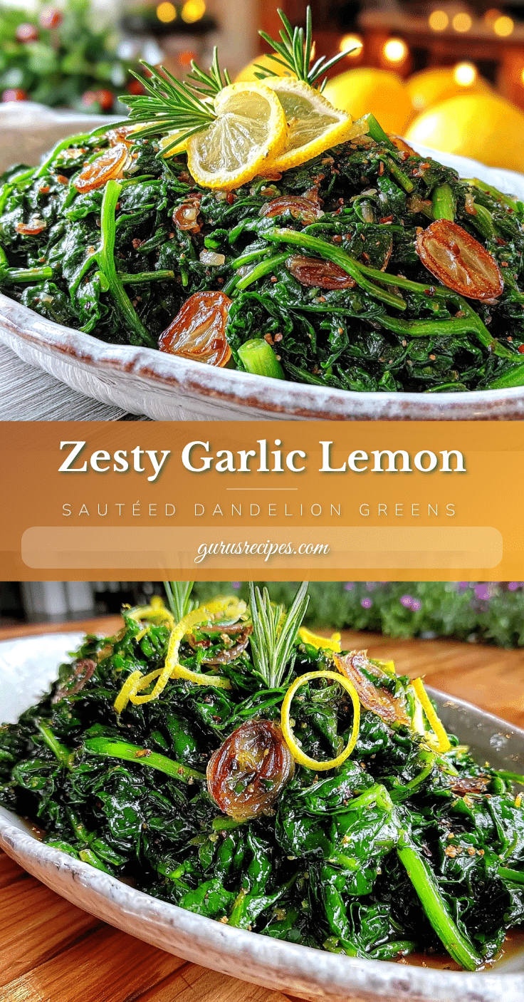 fresh sautéed dandelion greens recipe