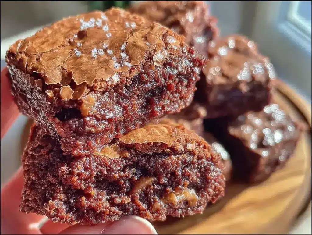 fudgy one-bowl brownies - featured image