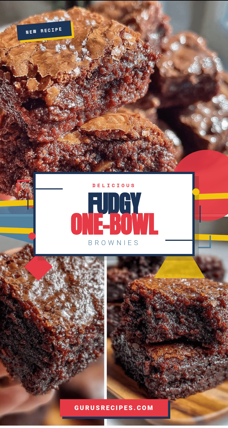 fudgy one-bowl brownies recipe