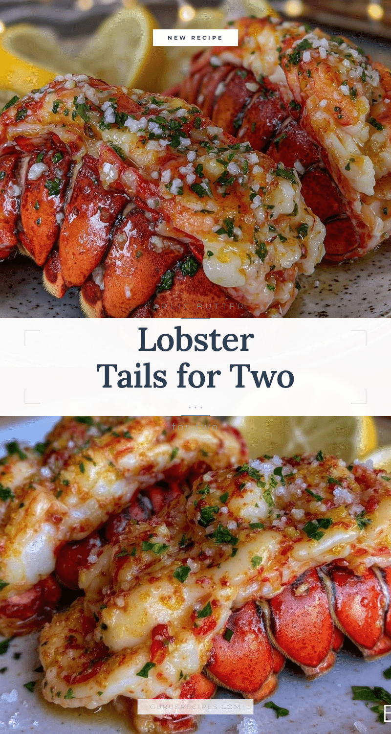 garlic butter lobster tails recipe