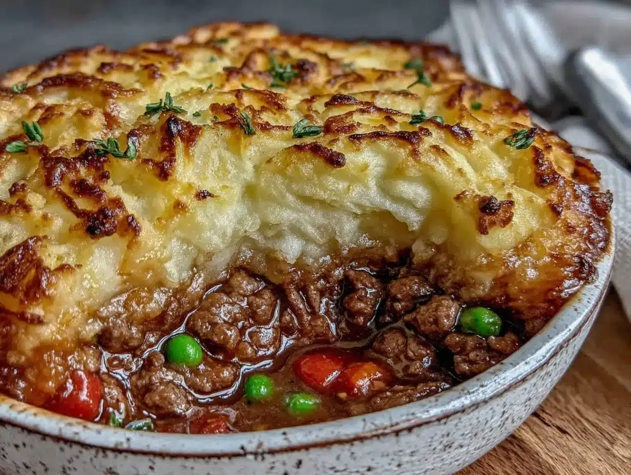 hearty shepherd’s pie with rich guinness gravy preparation steps