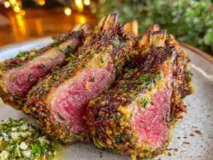 herb-crusted rack of lamb - featured image