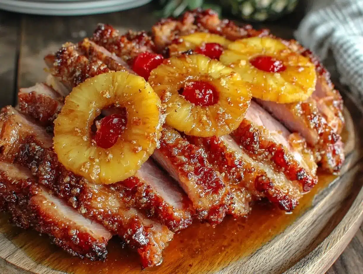 honey glazed ham preparation steps