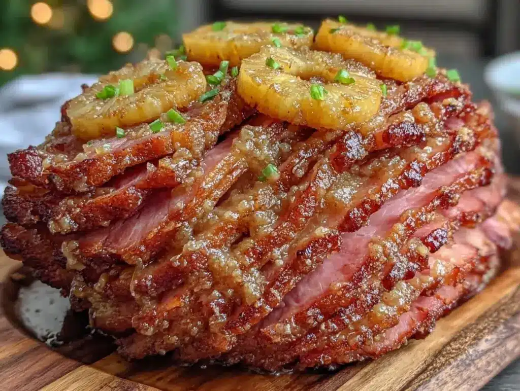 honey glazed ham recipe - featured image