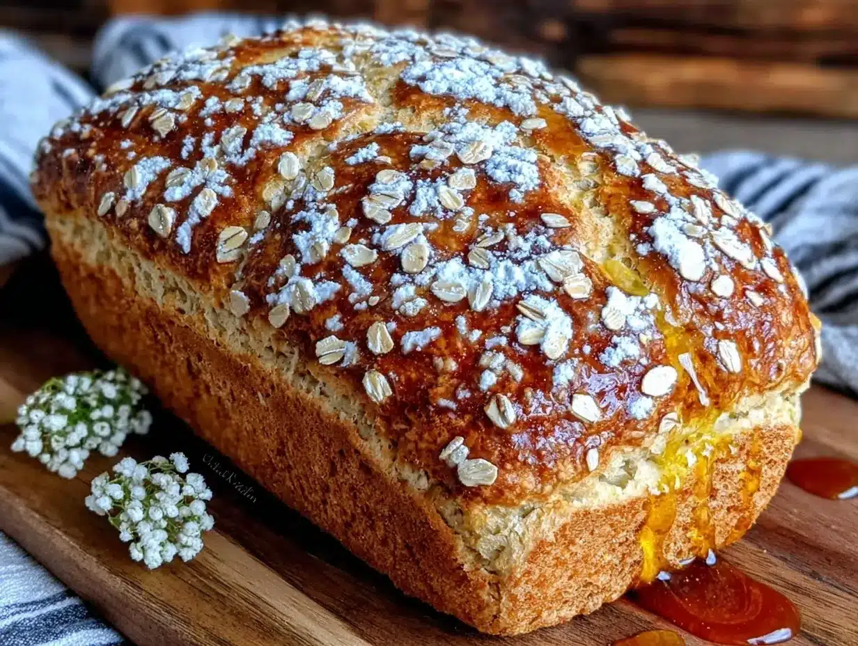 honey oat sourdough bread preparation steps