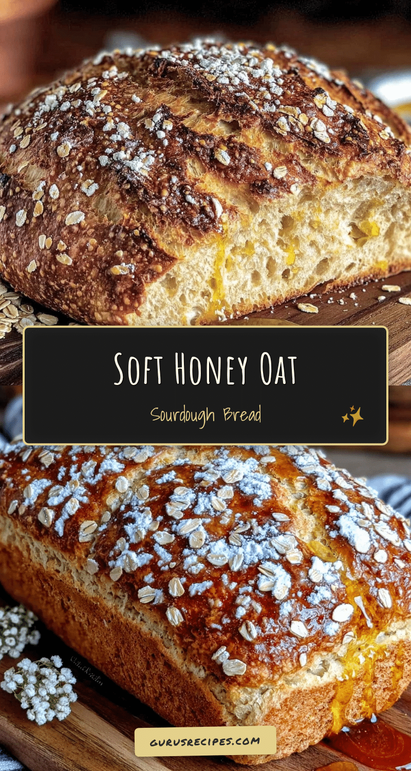 honey oat sourdough bread recipe