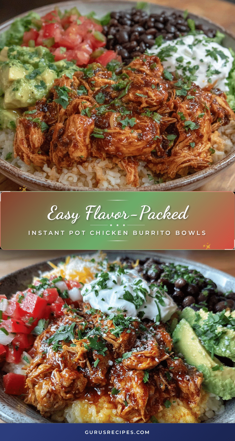 instant pot chicken burrito bowls recipe