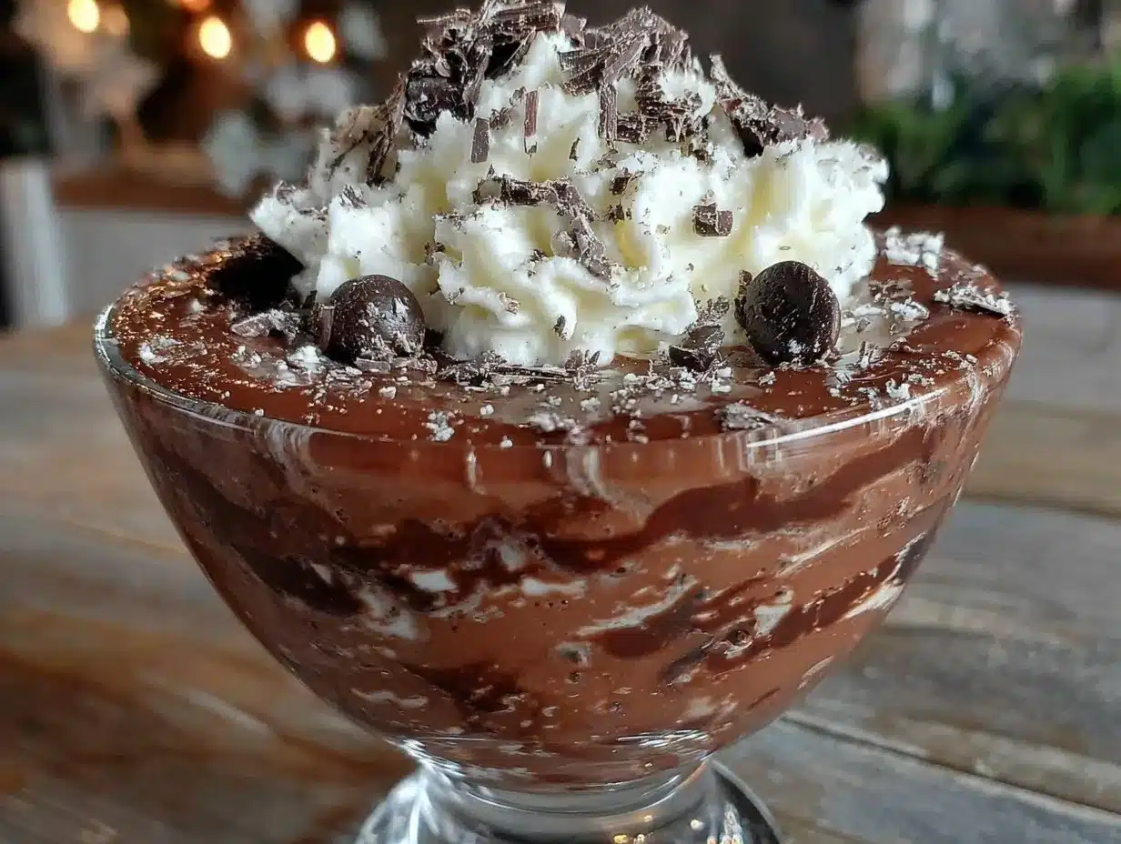 Irish Cream Chocolate Mousse preparation steps