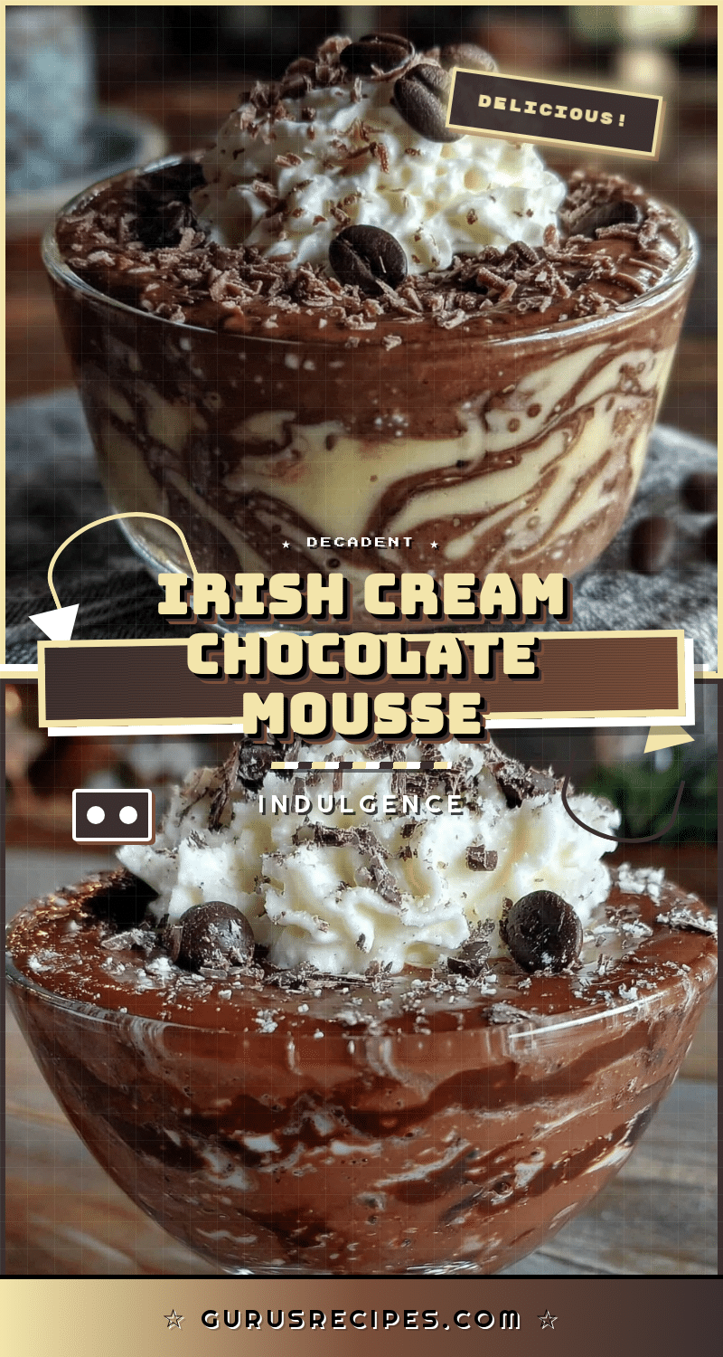 Irish Cream Chocolate Mousse recipe