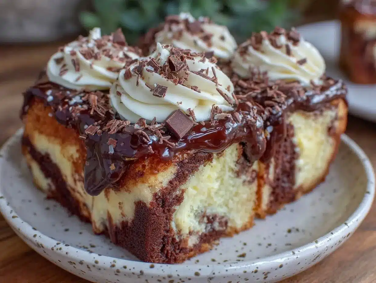 irish cream poke cake preparation steps
