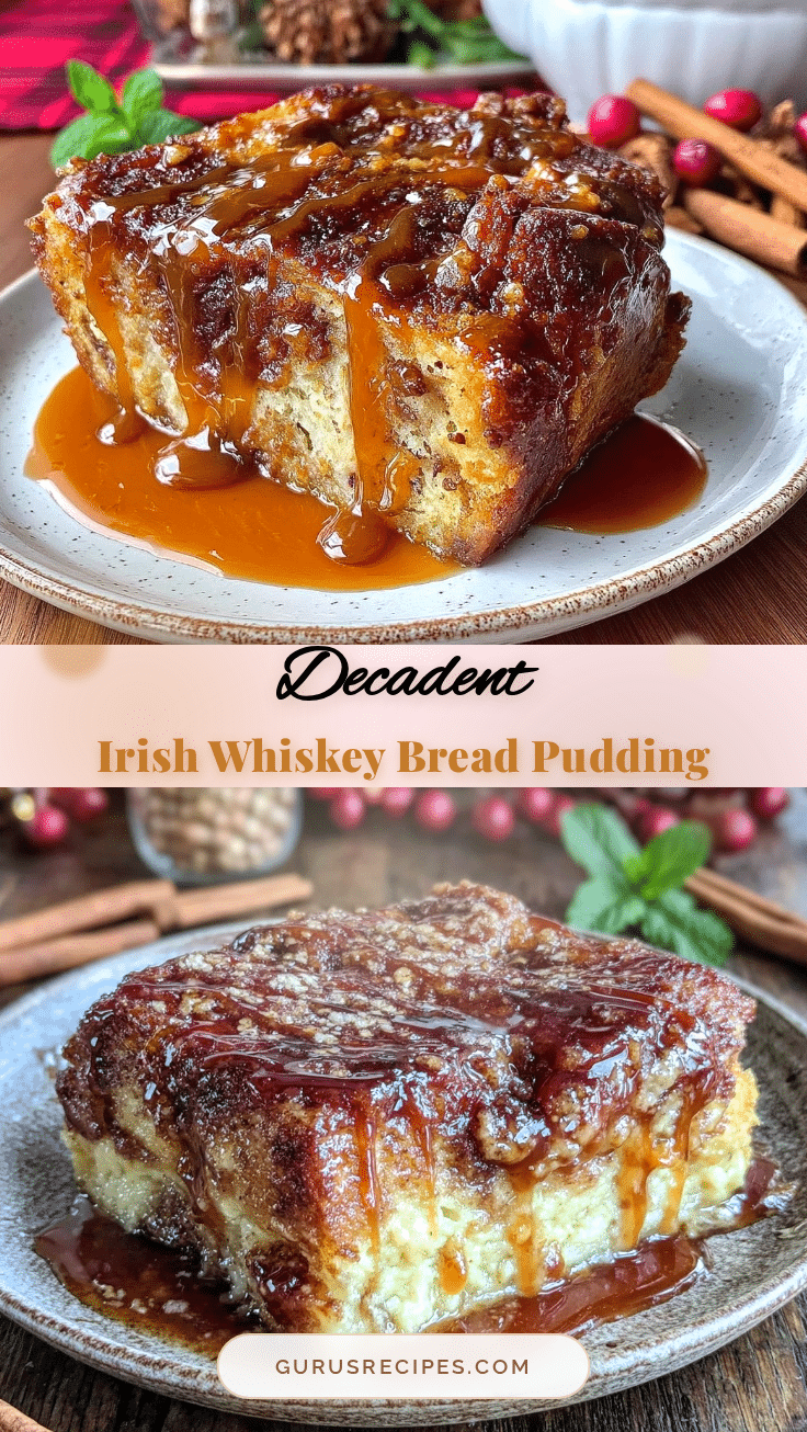 irish whiskey bread pudding recipe