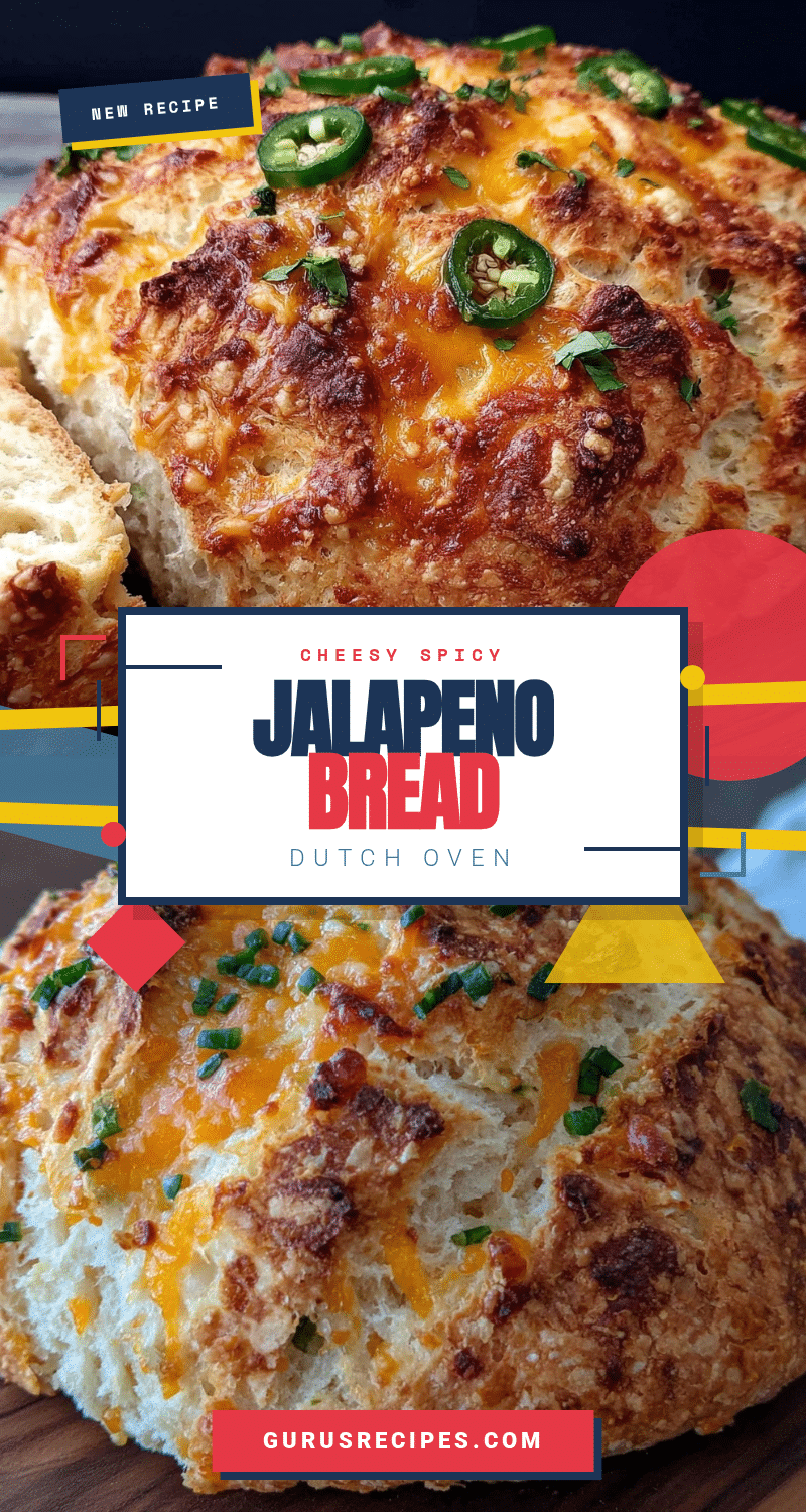 Jalapeno Cheddar Dutch Oven Bread recipe