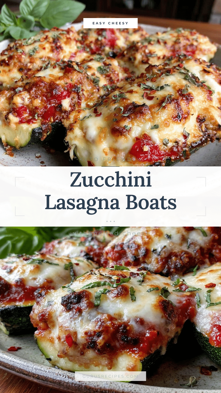 keto zucchini lasagna boats recipe