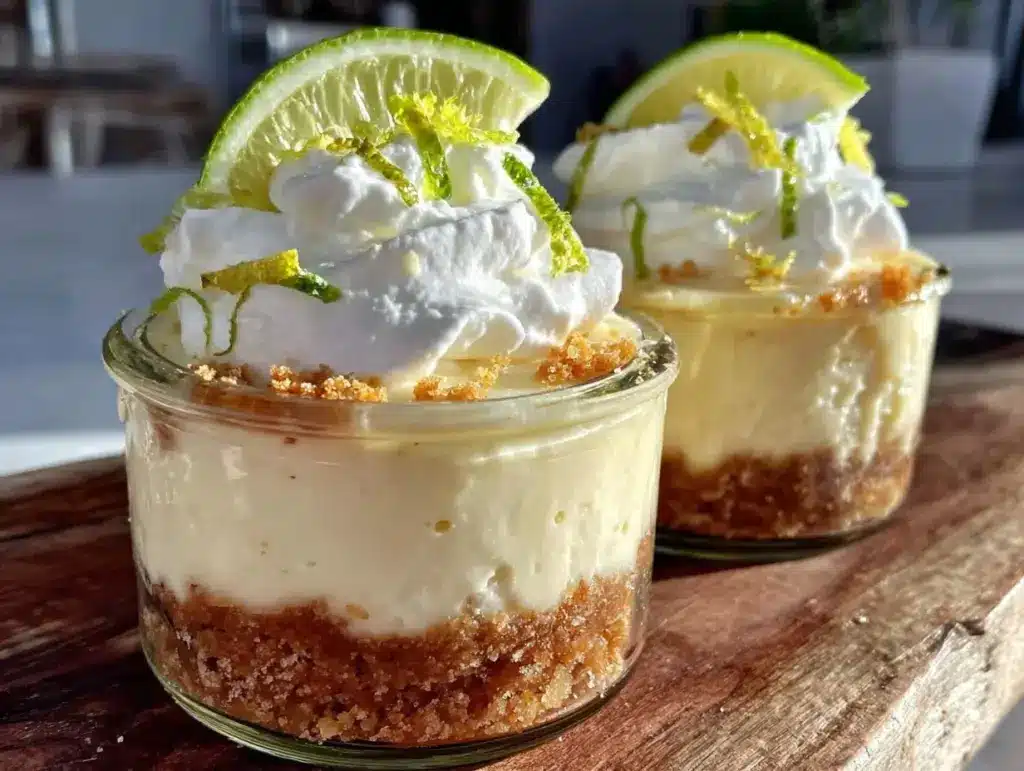 key lime pie cheesecake parfaits - featured image