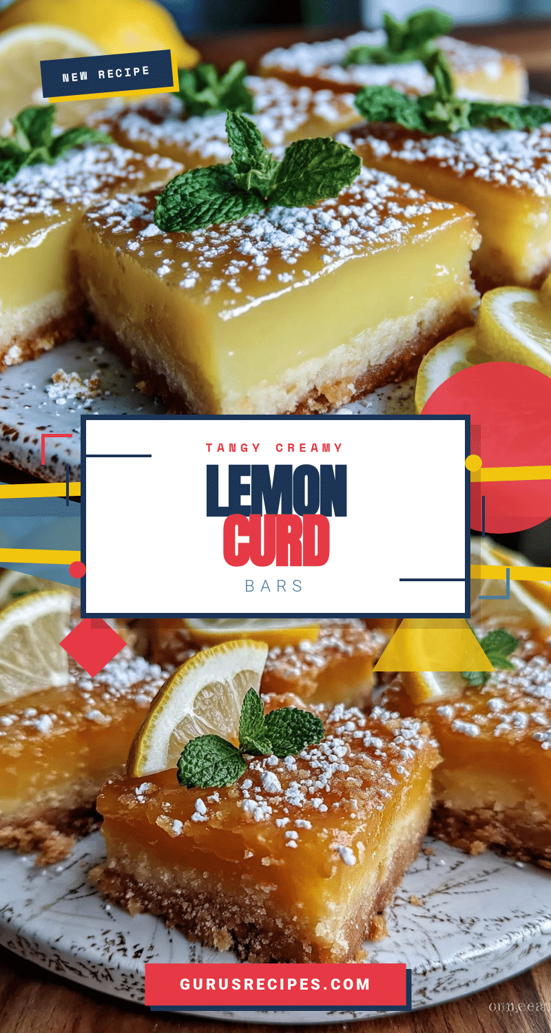 lemon curd bars recipe