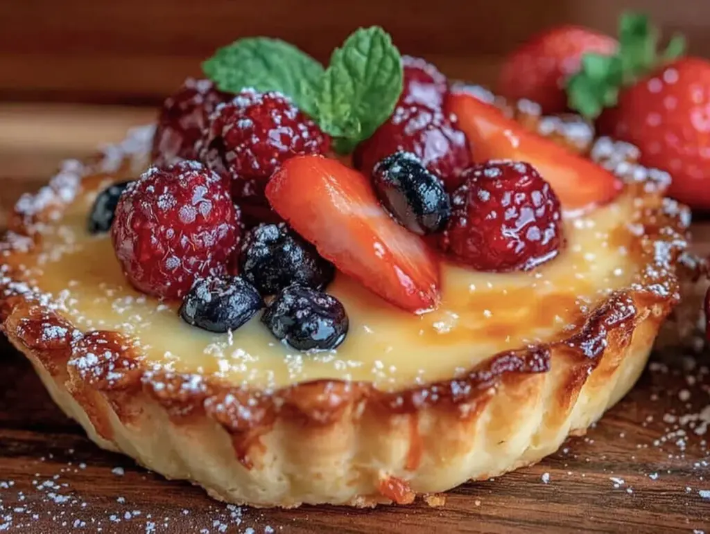 lemon curd tart - featured image