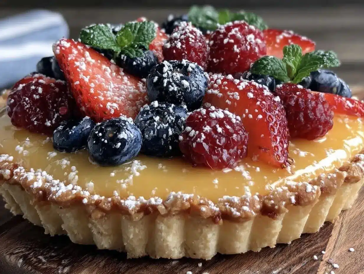 lemon curd tart preparation steps