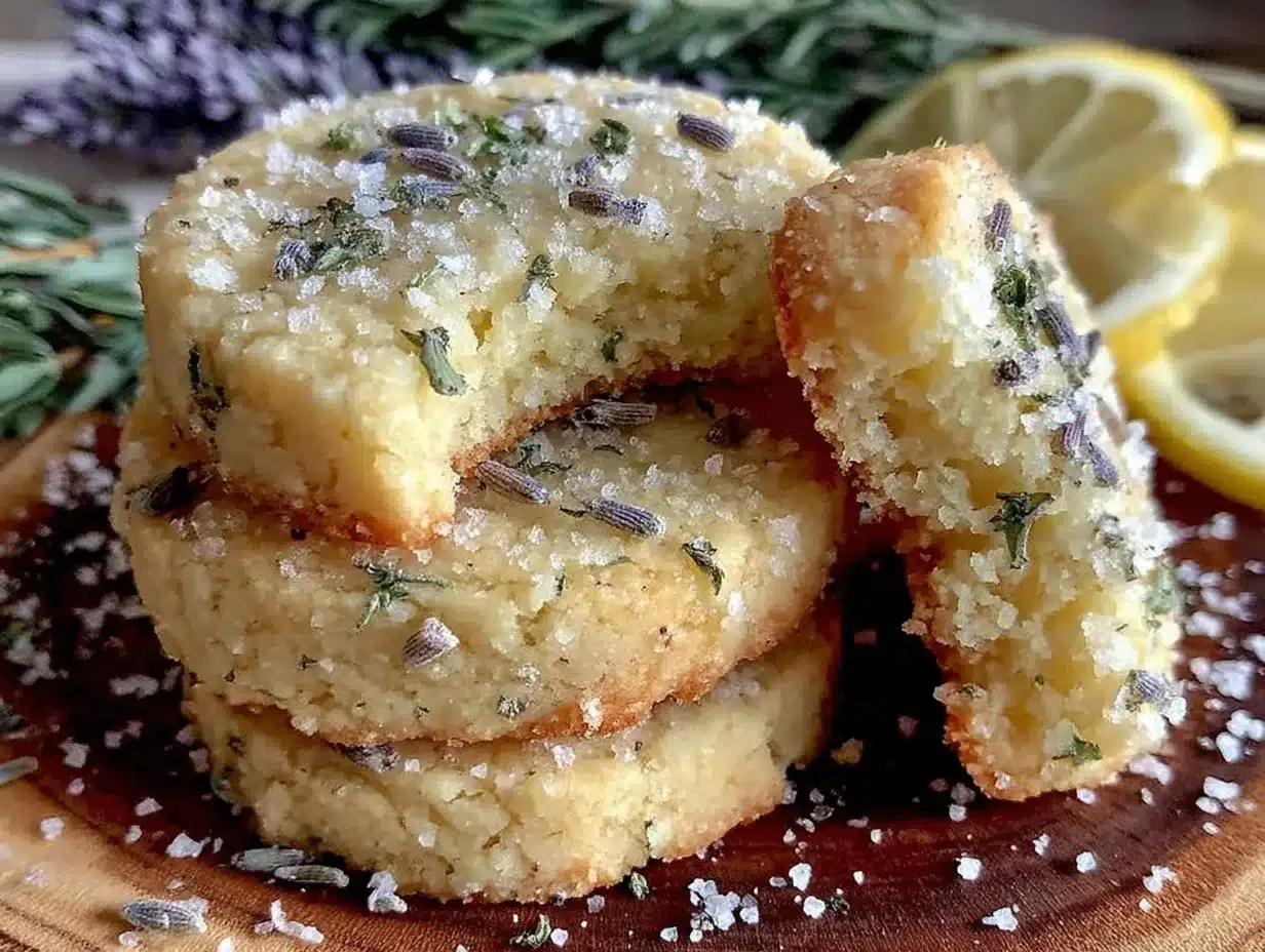 lemon lavender shortbread cookies preparation steps