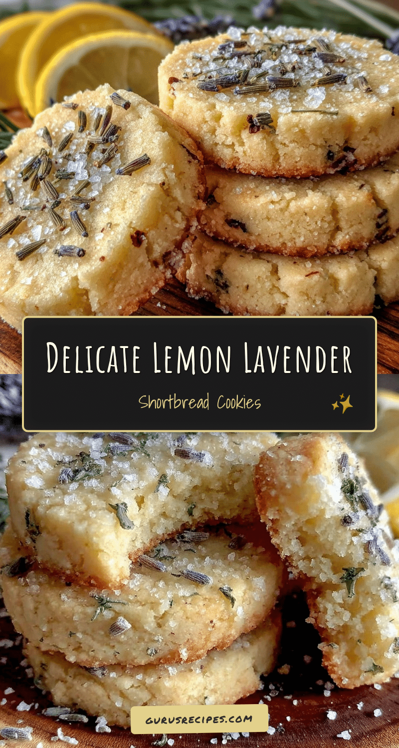 lemon lavender shortbread cookies recipe
