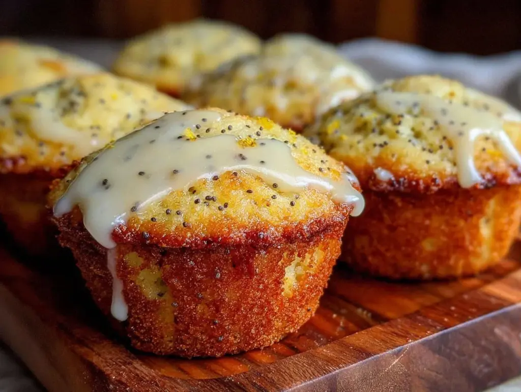 lemon poppyseed muffins - featured image