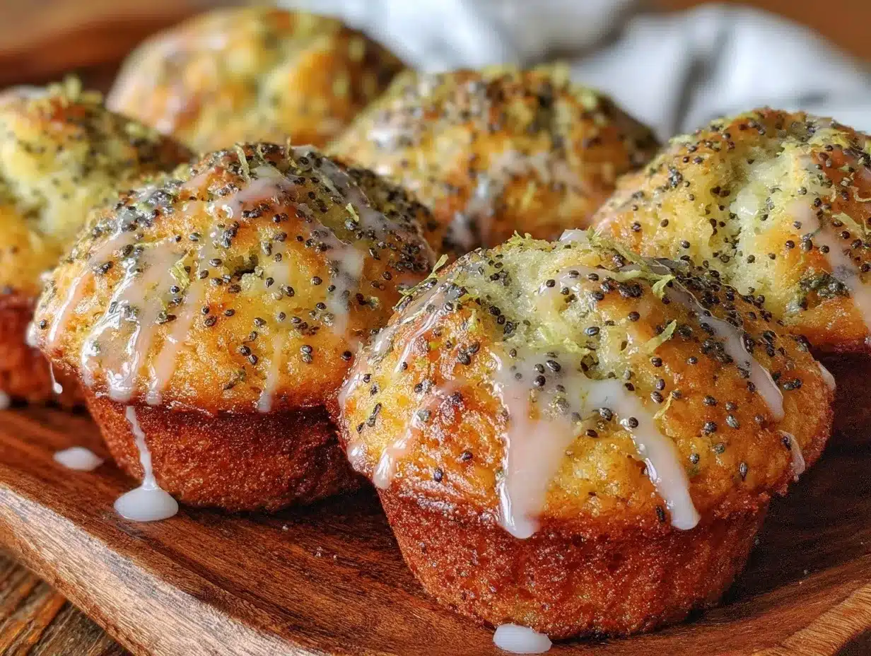 lemon poppyseed muffins preparation steps