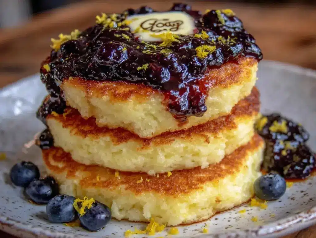 lemon ricotta pancakes - featured image