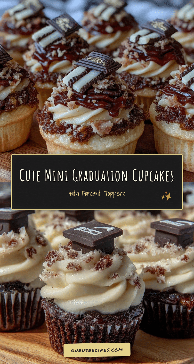 mini graduation cupcakes recipe