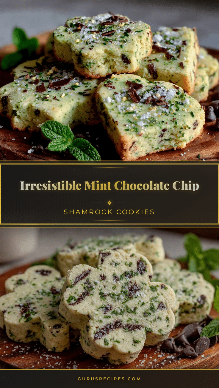 mint chocolate chip shamrock cookies recipe