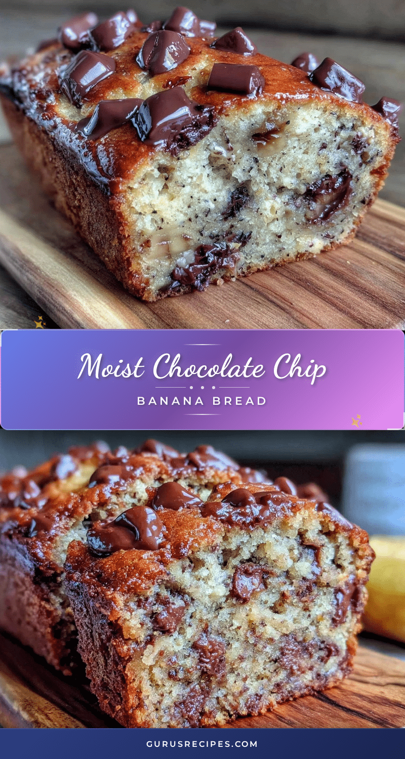 moist chocolate chip banana bread recipe recipe