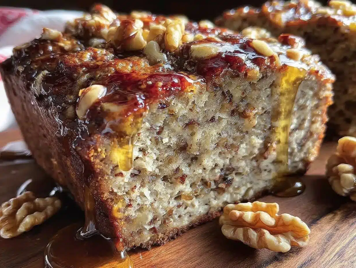 moist maple walnut oatmeal breakfast loaf preparation steps