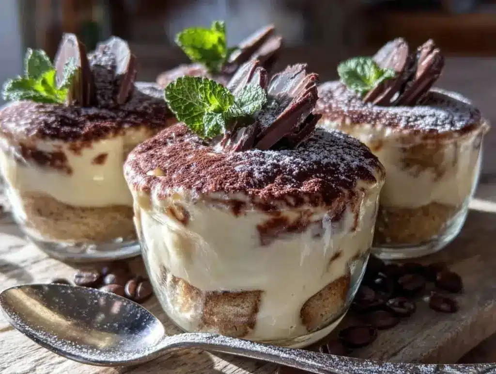 no-bake tiramisu cups - featured image