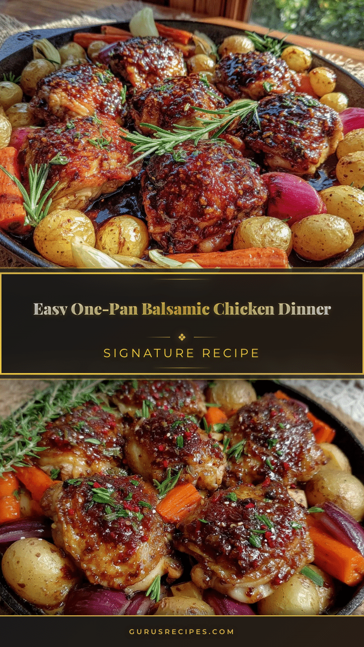 one-pan balsamic chicken recipe