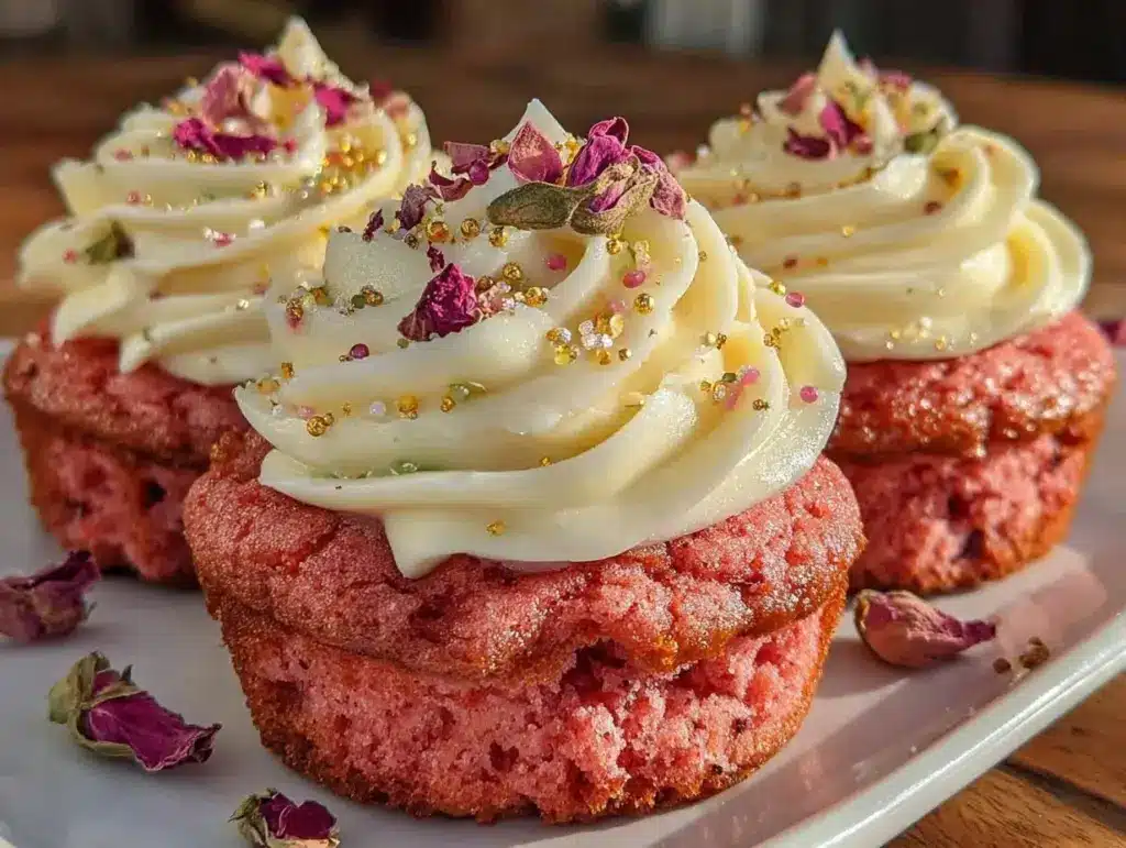 pink velvet cupcakes - featured image