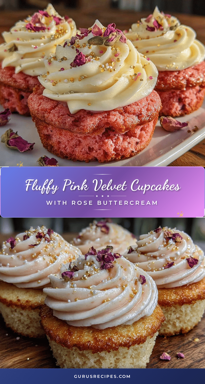 pink velvet cupcakes recipe