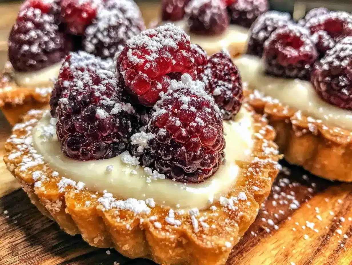 raspberry white chocolate tart preparation steps