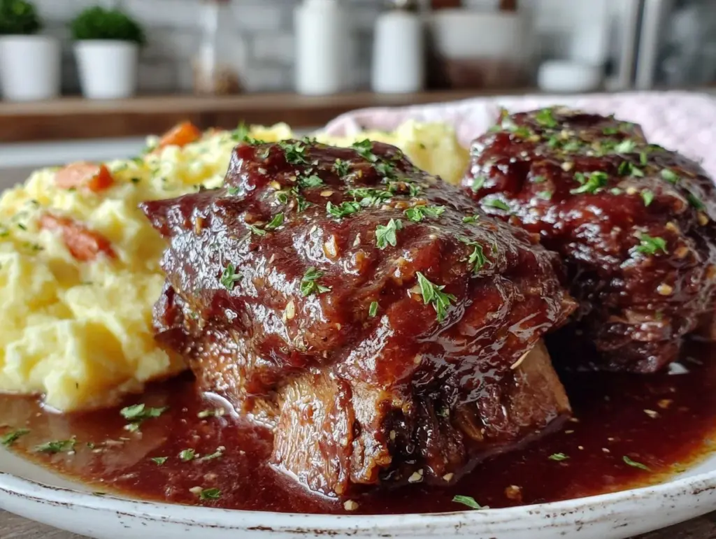 red wine braised short ribs - featured image